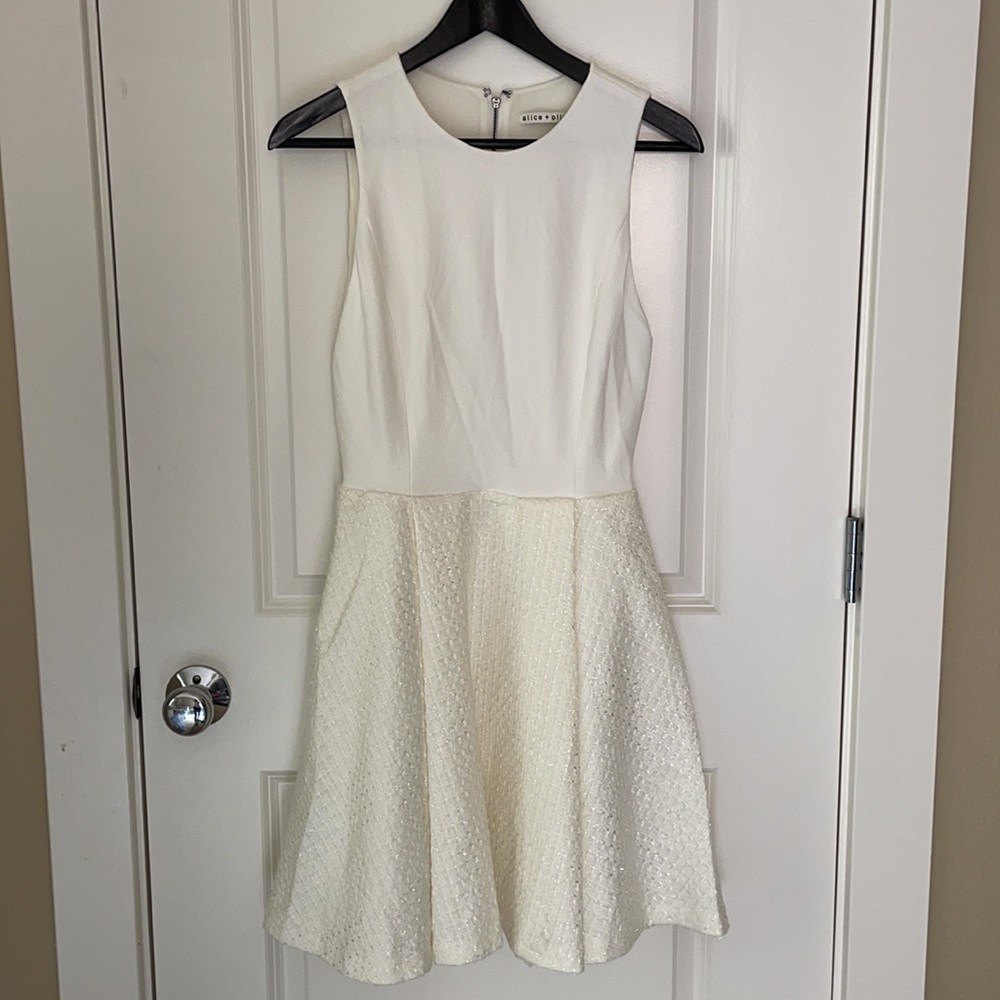 white dress